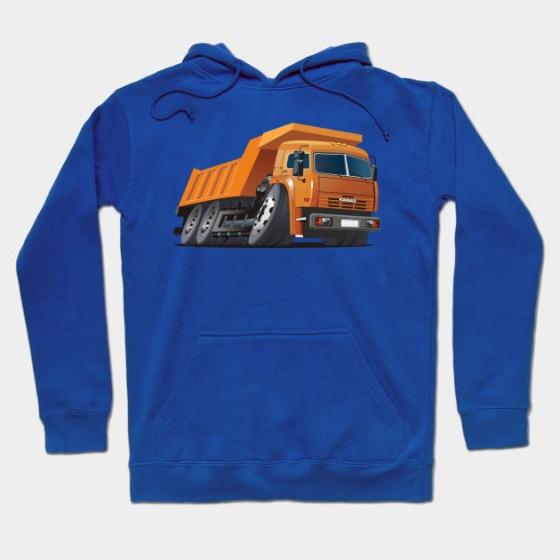 Cartoon truck Hoodie by Mechanik